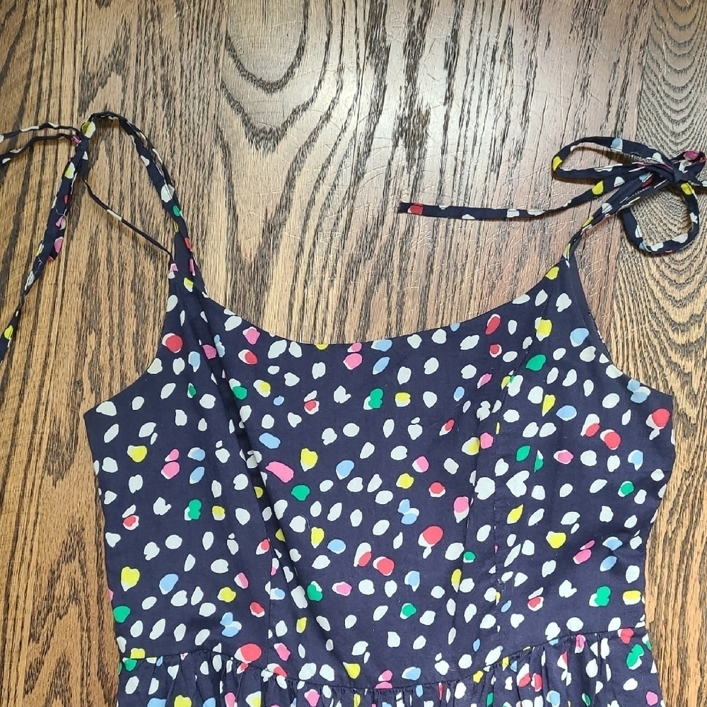 J. Crew Blue and White Spaghetti Strap Maxi Dress - Picture 4 of 9